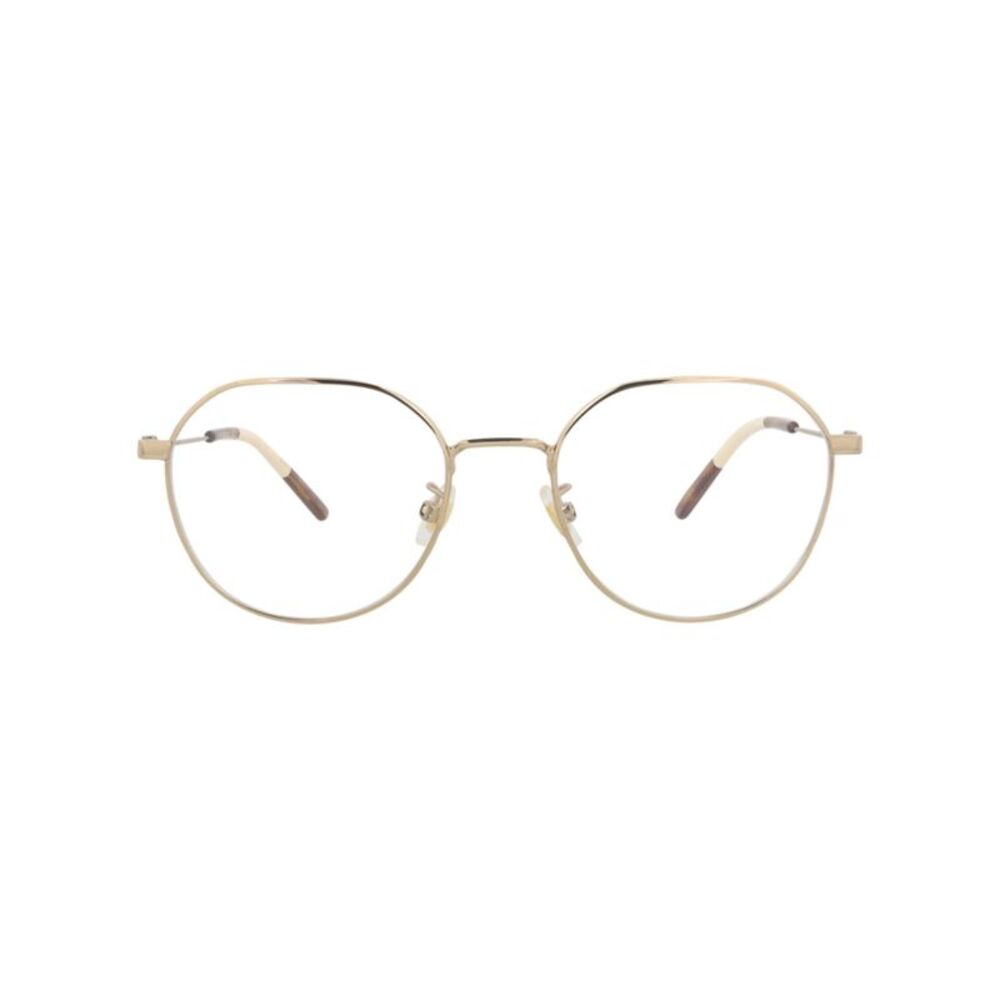 Gucci Round-Frame Metal Optical Frames Gold Womens